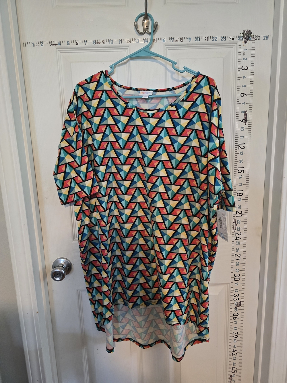 LuLaRoe Multicolor Geometric Irma Tunic